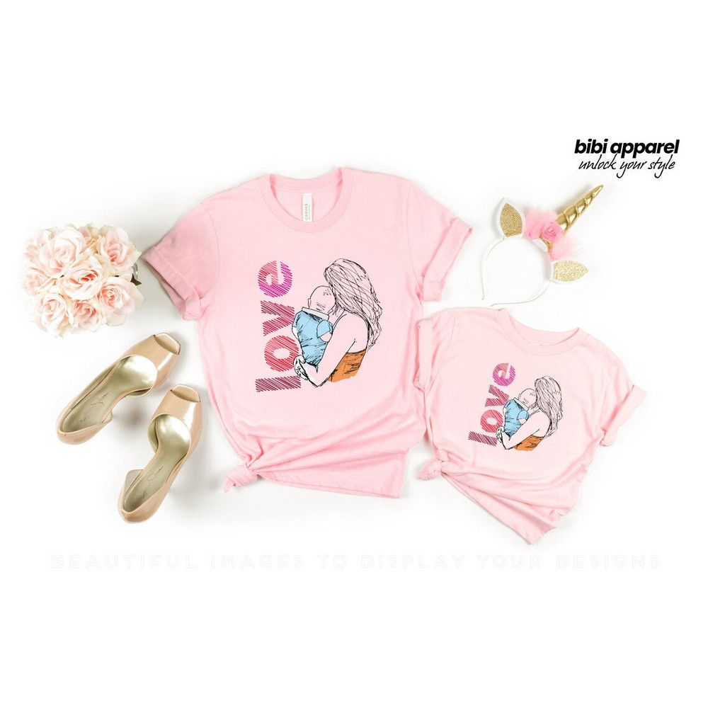 Mothers Day Matching Mom and Kids Shirts, Matching Mommy and Me Outfits, Mom and Kids Matching Mamas Girl Shirt Mamas Boy Shirt - 1.jpg