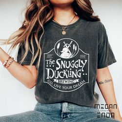 comfort colors vintage disney tangled rapunzel the snuggly duckling go live your dream shirt, disney tangled shirt, prin