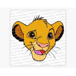 lion king simba - hakuna matata digital download svg