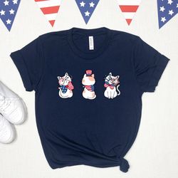 patriotic cat shirt, 4th of july shirt, fourth of july shirt