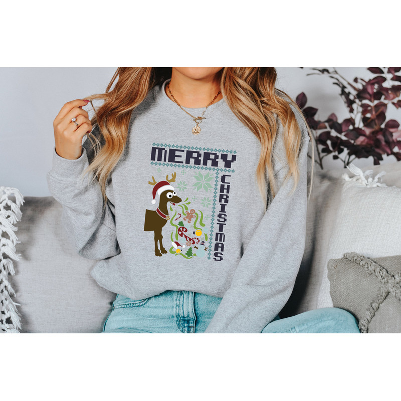 Paws shirt,Merry Christmas Shirt, Ugly Christmas Shirt, gingerbread shirt, Peppermint Shirt, Ugly Sweater, Christmas Shirt, - 3.jpg