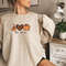 Peace love fall, cute fall shirt, love pumpkin, fall shirt, pumpkin sweatshirt, thankful shirt, fall vibes shirt, cheetah pumpkin, - 1.jpg