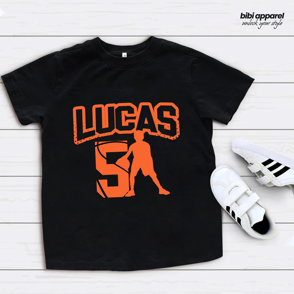 Personalized Basketball Birthday Boy, Basketball, Birthday Shirt, Custom Birthday Shirt, Basketball Birthday, Basketball Birthday Shirt - 1.jpg