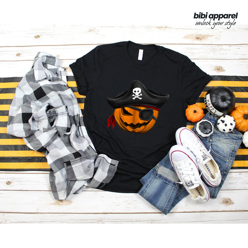 Pumpkin Pirate Halloween Shirt Pumpkin Pirate Style Halloween Shirt Halloween Party Halloween Friends - 1.jpg