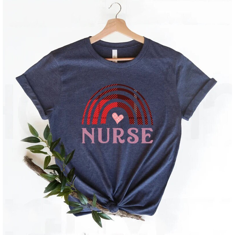 Rainbow nurse shirt, Nurse Shirt, RN Shirt, Nursing Shirt, Registered Nurse, Nursing School Tee, nurse sweatshirt, pediatric nurse, - 1.jpg