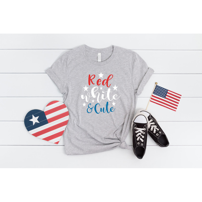 Red white and cute 4th of July shirt, god bless america, America Shirt, 4th of july shirt, merica shirt, USA Shirt, , Patriotic Shirt - 5.jpg