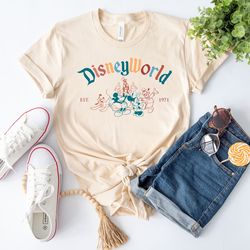 retro mickey and friends disneyworld est 1971 t-shirt, disne
