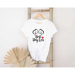minnie head shirt, minnie best day ever shirt, minnie mouze shirt, disneyworld shirt, disney shirt,disneyland shirt, di