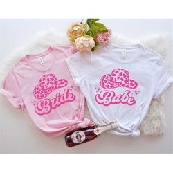western cowgirl bridal shirt, bachelorette party shirts,bridal shower shirt,matching bride shirts