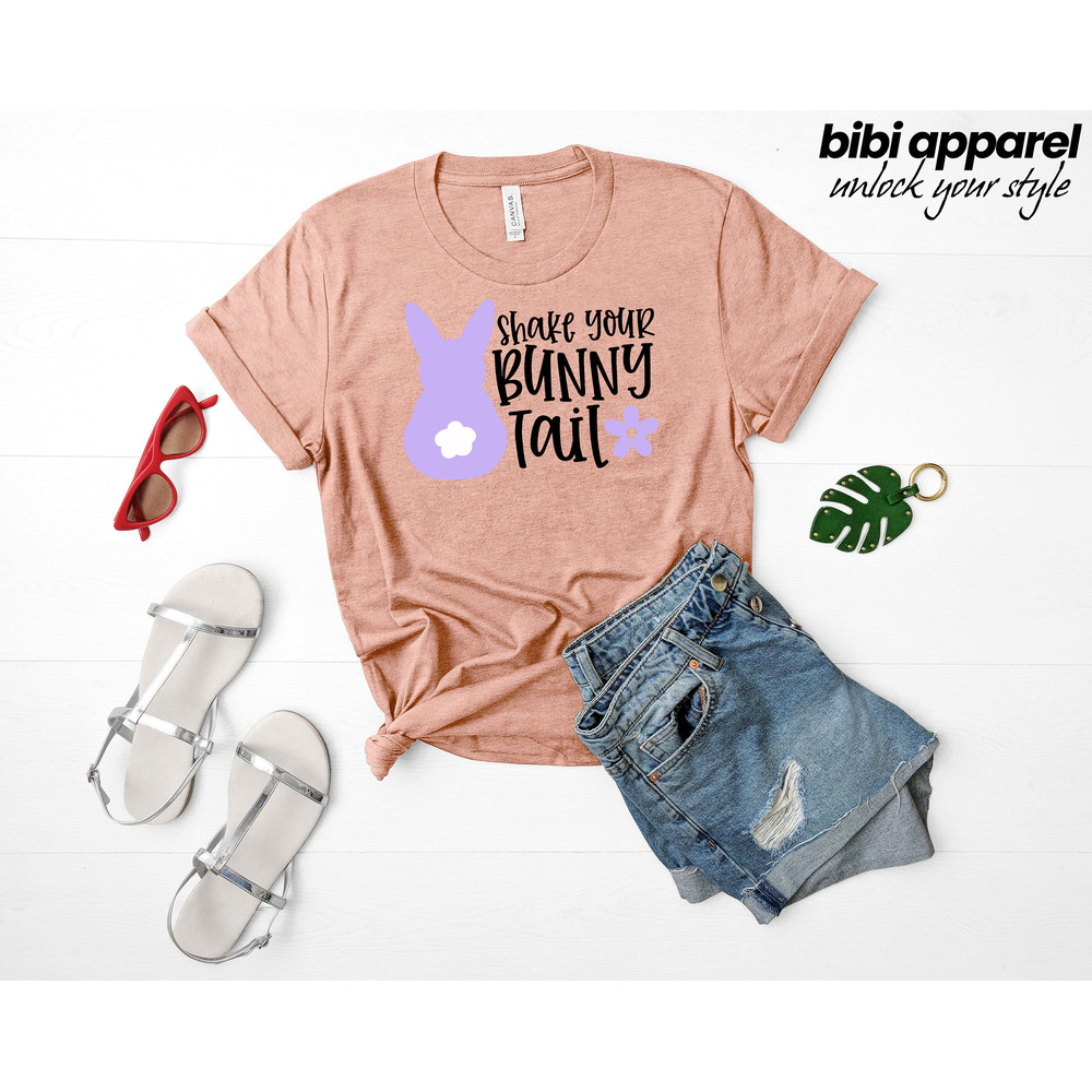 Shake your bunny tail, Easter Bunny Shirt, Happy Easter, Easter Gnomes Shirt, Easter Gnomes Cute Bunny Shirt - 1.jpg