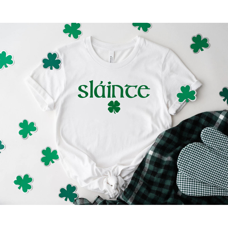 Slainte shirt, st paddys day shirt, slainte sweatshirt, saint patricks day, shamrock shirt, st patricks day, Shenanigans Shirt, shamrock, - 3.jpg