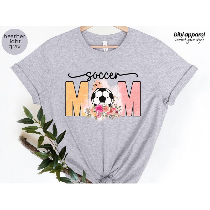 Soccer Mom Shirt, Soccer Mom Leopard Print Bleached Distressed Shirt, Cute Trendy Soccer Mom T-Shirt - 1.jpg