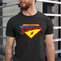 super papa tshirt, superhero papa t-shirt, super dad t-shirt