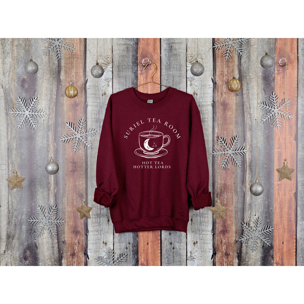 Suriel Tea Co Shirt, Acotar Sweatshirt, Bookish Shirt, Sarah J Maas Shirt, A Court Of Thorns And Roses Shirt, Suriel Tea Shirt, acotar merch - 5.jpg