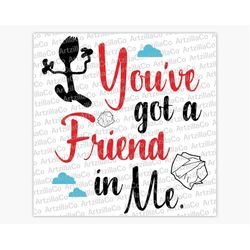 toy story you've got a friend in me - forky - digital download svg