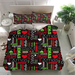 christmas bedding sets, christmas bedding, bedroom decor, decorations for home bedding sets, bedding trending