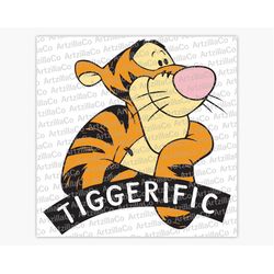winnie pooh - tigger - tiggerific | digital download svg