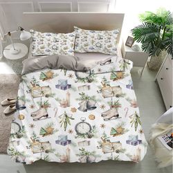 christmas bedding sets, christmas bedding, bedroom decor, decorations for home bedding sets, bedding trending