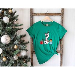 olaf christmas t-shirt, frozen olaf christmas shirt, frozen olaf shirt, disney christmas shirt, disneyland christmas shi