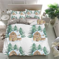 christmas bedding sets, christmas bedding, bedroom decor, decorations for home bedding sets, bedding trending