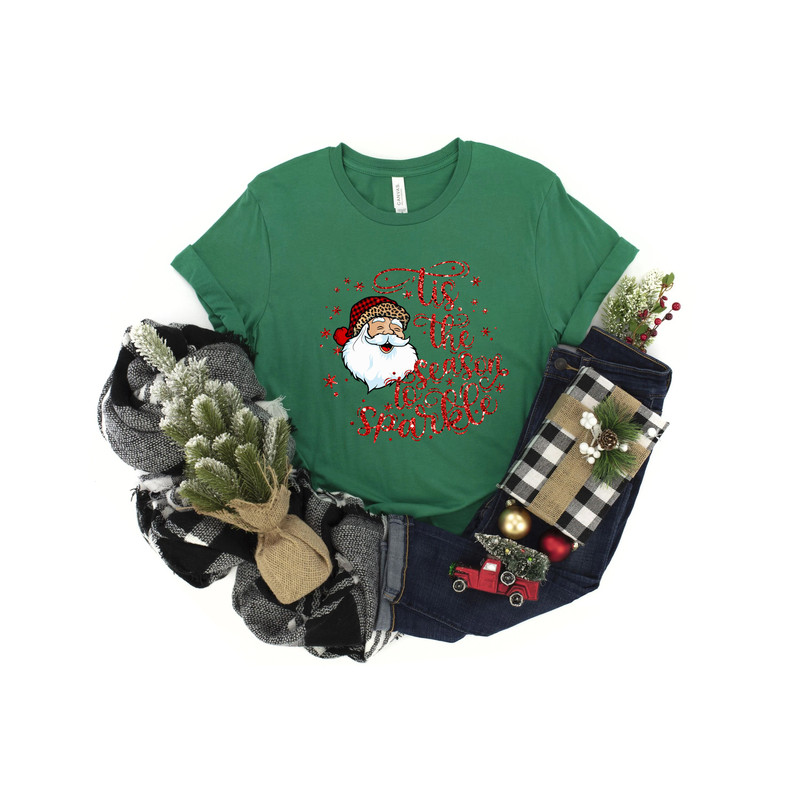 This is the season to sparkle shirts, Santa Claus Christmas shirt, Christmas shirts for women, Santa Claus shirts, Christmas shirt - 4.jpg