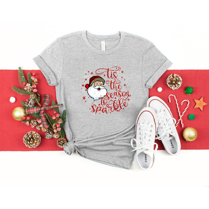 This is the season to sparkle shirts, Santa Claus Christmas shirt, Christmas shirts for women, Santa Claus shirts, Christmas shirt - 5.jpg