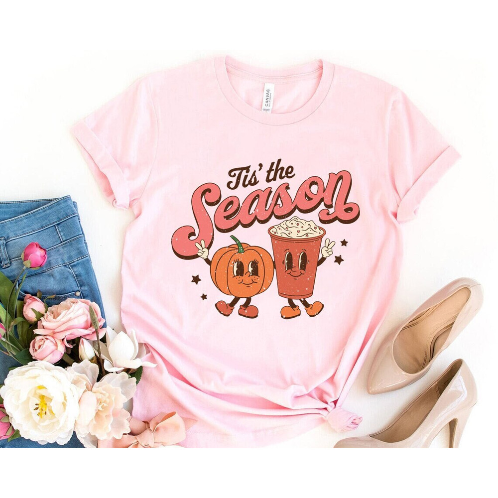 Tis The Season, pumpkin spice shirt, pumkin shirt, fall shirt, halloween shirt, thanksgiving shirt, comfort colors, halloween sweatshirt, - 1.jpg