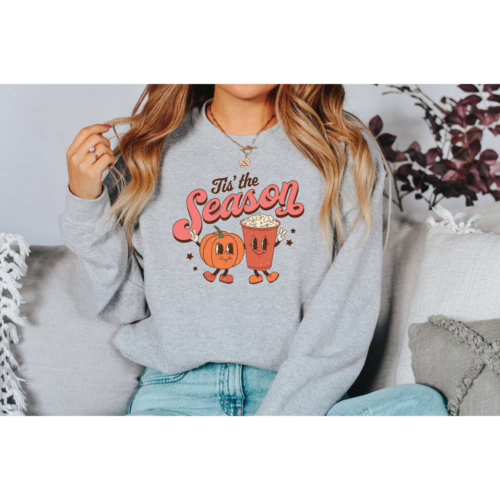 Tis The Season, pumpkin spice shirt, pumkin shirt, fall shirt, halloween shirt, thanksgiving shirt, comfort colors, halloween sweatshirt, - 4.jpg