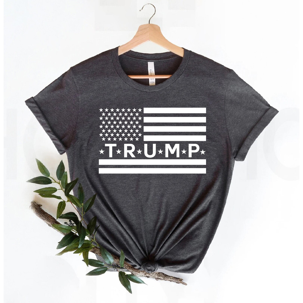 Trump Flag Shirt, 2024 Trump Shirt, Republican T Shirt, Voting Shirt, MAGA Ladies Shirt, MAGA 2024, Trump Election Tee, MAGA Men's Shirts - 3.jpg