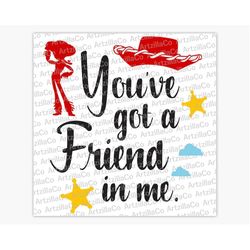 toy story you've got a friend in me - jessie - digital download svg