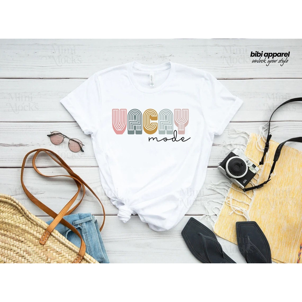 Vacay Mode Shirt, Vacation Shirt, Camping Shirt, Travel Shirt, Adventure Shirt, Road Trip Shirt, Hiking Shirt, Adventure Lover Shirt - 1.jpg