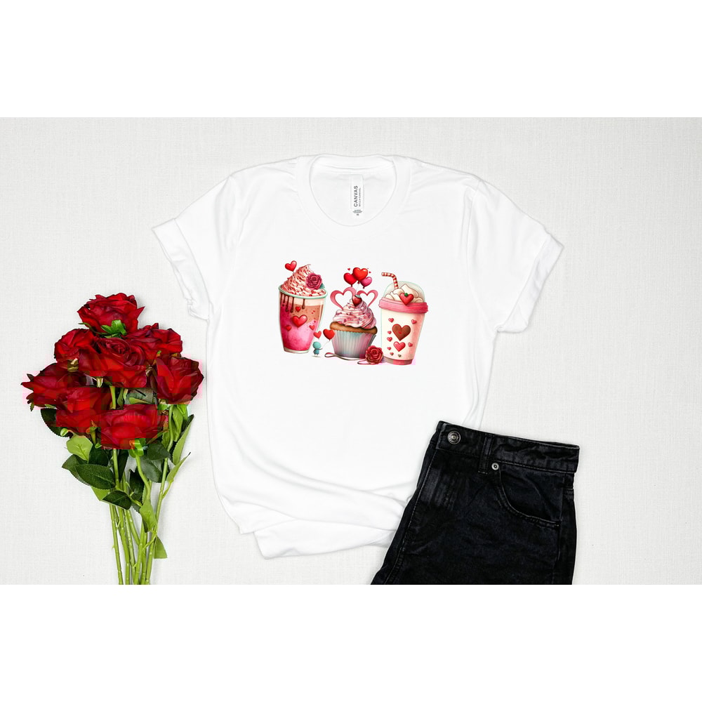 Valentine Coffee shirt, alentine shirt, valentines day shirt, Valentine Tshirt, couples sweaters, xoxo, coffee shirt, happy valentines, - 3.jpg