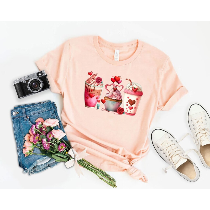 Valentine Coffee shirt, alentine shirt, valentines day shirt, Valentine Tshirt, couples sweaters, xoxo, coffee shirt, happy valentines, - 4.jpg