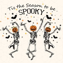 tis the season to be spooky,spooky squad png,halloween skeleton png,skeleton design,spooky season pn