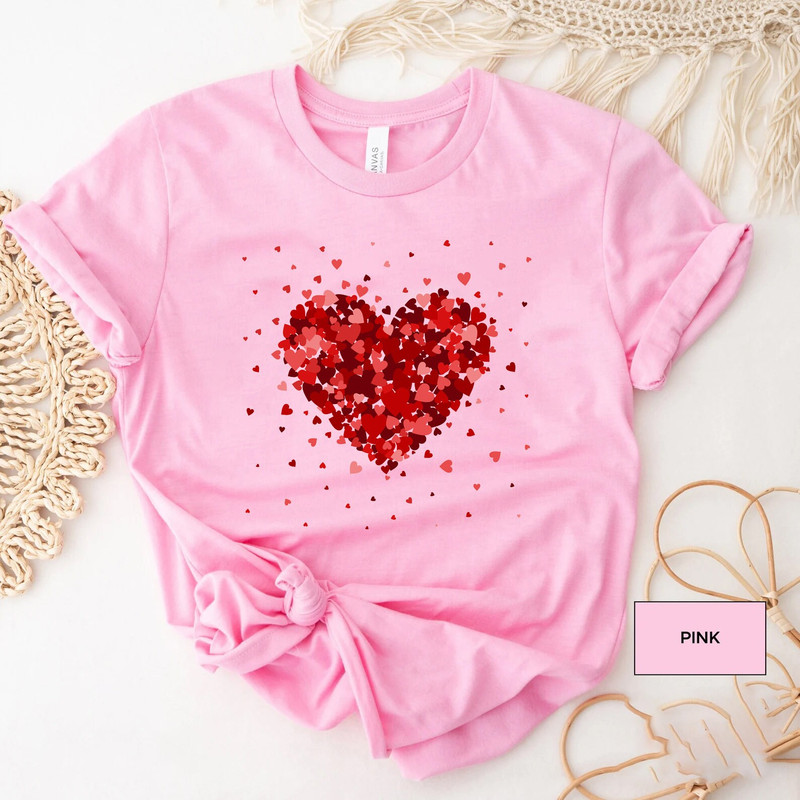 Valentine heart shirt, Heart shirt, love shirt, valentine shirt, valentines day shirt, , couples sweaters, xoxo, happy valentines, - 2.jpg