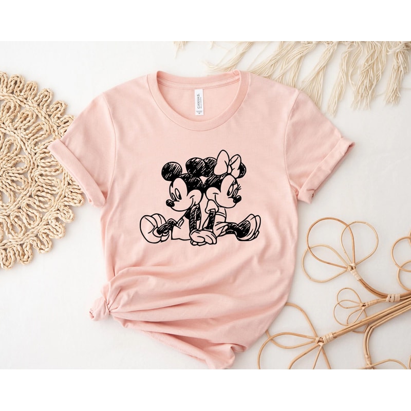 Vintage Mickey and Minnie Shirt, minnie mouse shirt, disney unisex shirt, Vintage Mickey Shirt, Mickey ears shirt, disney shirt,disney shirT - 2.jpg