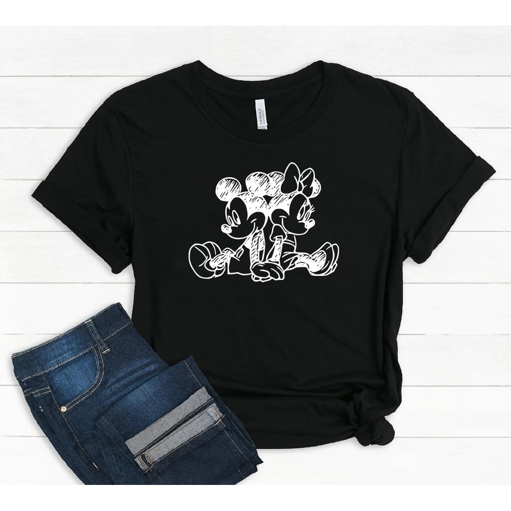 Vintage Mickey and Minnie Shirt, minnie mouse shirt, disney unisex shirt, Vintage Mickey Shirt, Mickey ears shirt, disney shirt,disney shirT - 5.jpg