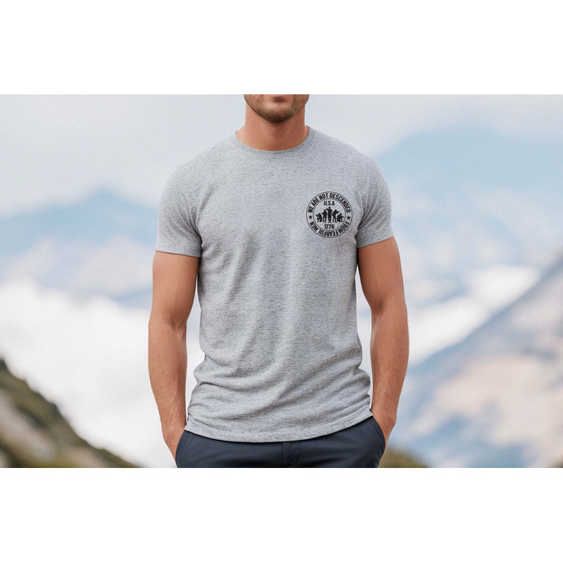 We Are Not Descended from Fearful Men, 1776 Shirt, 4th of July Family Matching Shirt, Patriotic Shirts, Republican Shirt, Conservative Shirt - 2.jpg