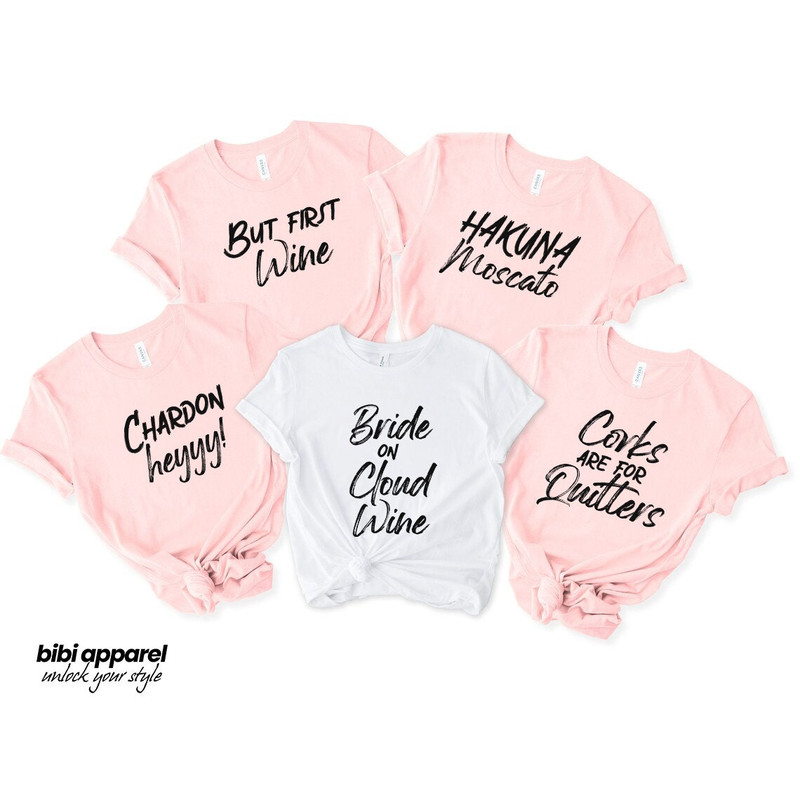 Wine Bachelorette Party Shirts, Winery Bachelorette Shirts, Hakuna Moscato, Wine Tasting Shirt, Funny Wine Shirts, Wine Theme Bachelorette - 1.jpg