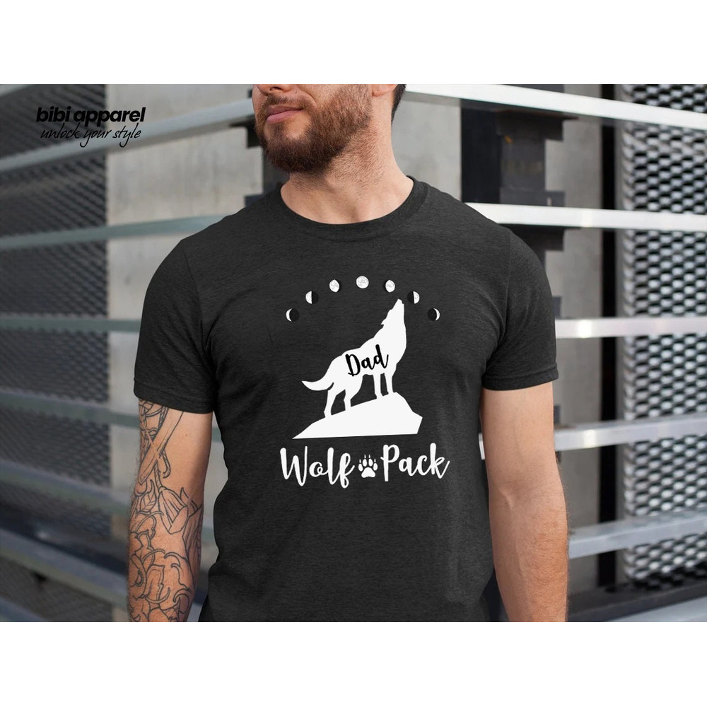 Wolf Pack Shirts, Family Matching T-Shirts, Mama Wolf, Papa Wolf, Family Shirts, Matching Family Outfit, Family Wolf Pack Tees - 2.jpg