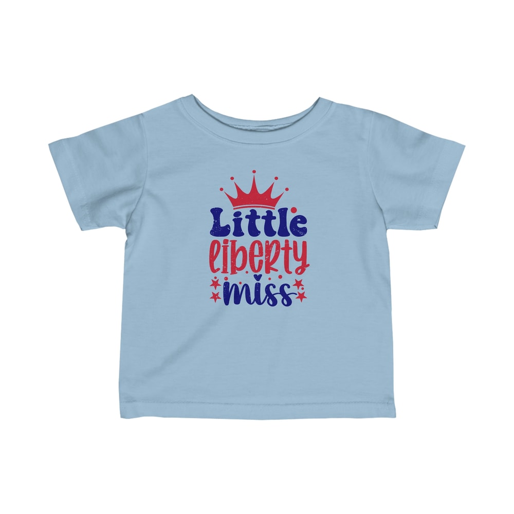 All American Infant Toddler Girl Tshirt Little Liberty Miss USA Shirt Freedom Lady Liberty Tee Family Matching 4th of July T-shirt for Her - 4.jpg