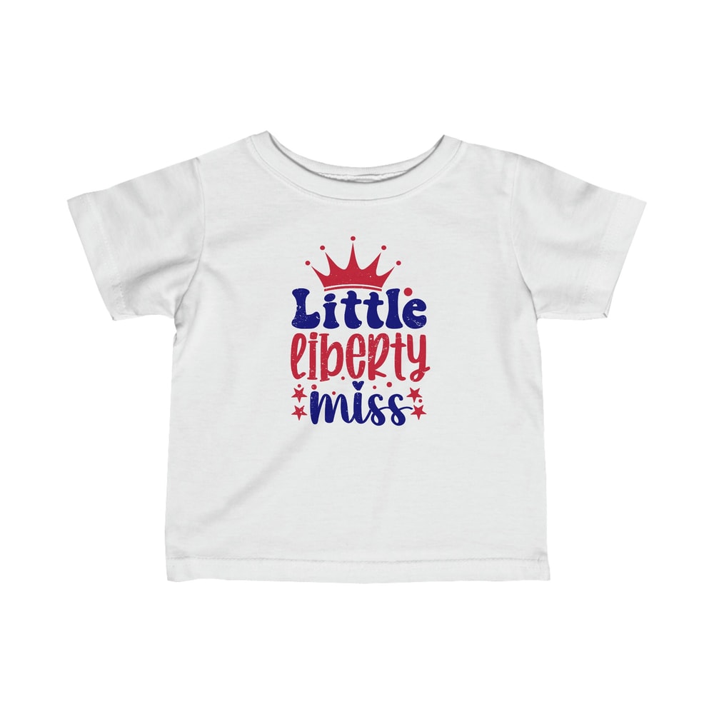 All American Infant Toddler Girl Tshirt Little Liberty Miss USA Shirt Freedom Lady Liberty Tee Family Matching 4th of July T-shirt for Her - 5.jpg