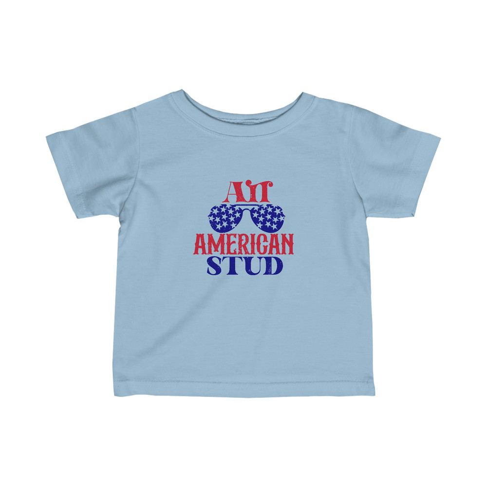 All American Stud Tshirt for Toddler Boy 4th of July Tee Heavy Cotton Family Matching for Kids Freedom Shirt USA 2T 3T 4T 5T 6T - 3.jpg