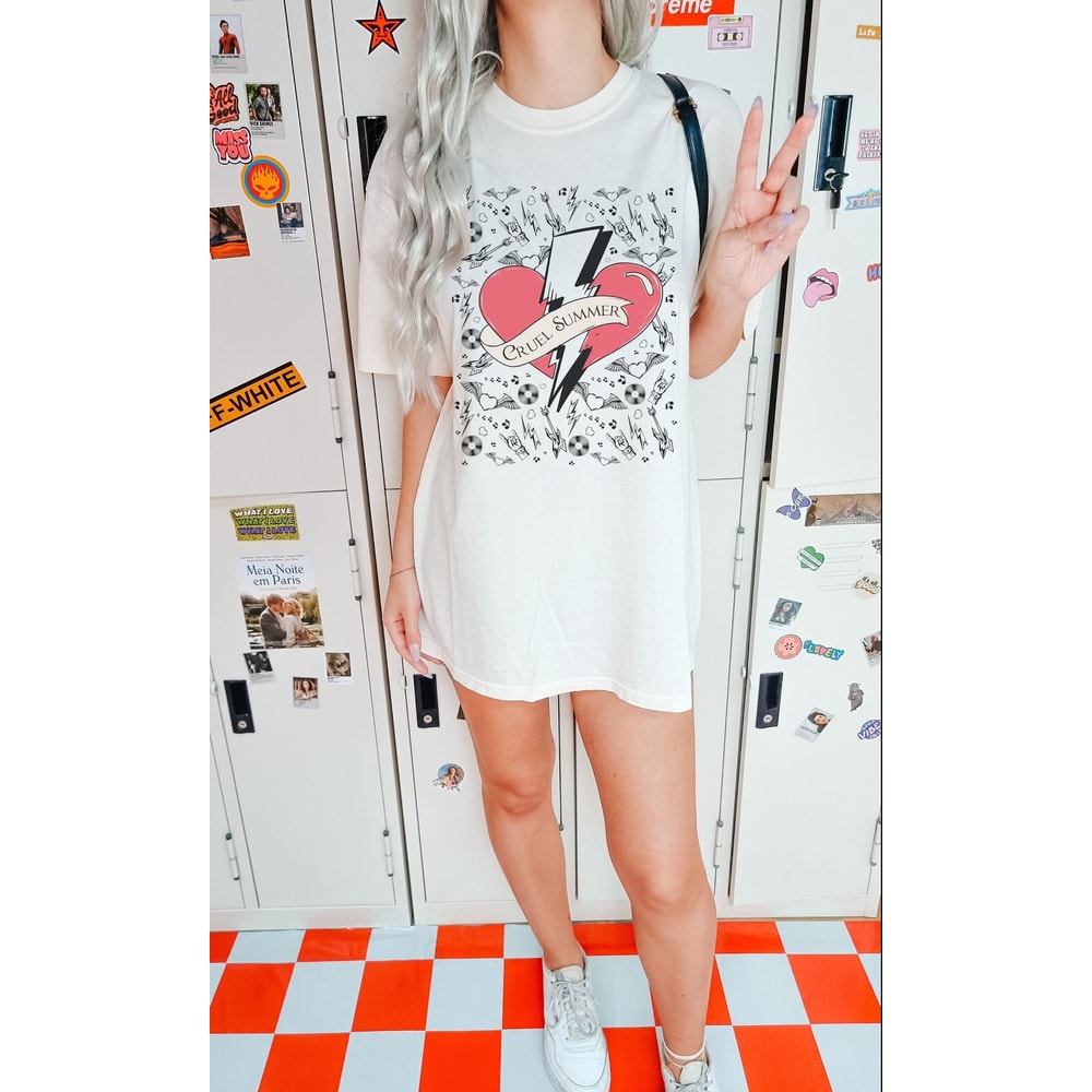 Comfort Color Mineral Tee Cruel Summer Taylor Swift T-Shirt Retro Rock n Roll Tee Cruel Summer Merch Taylor Swiftees Eras Tour Shirt Swiftie - 1.jpg