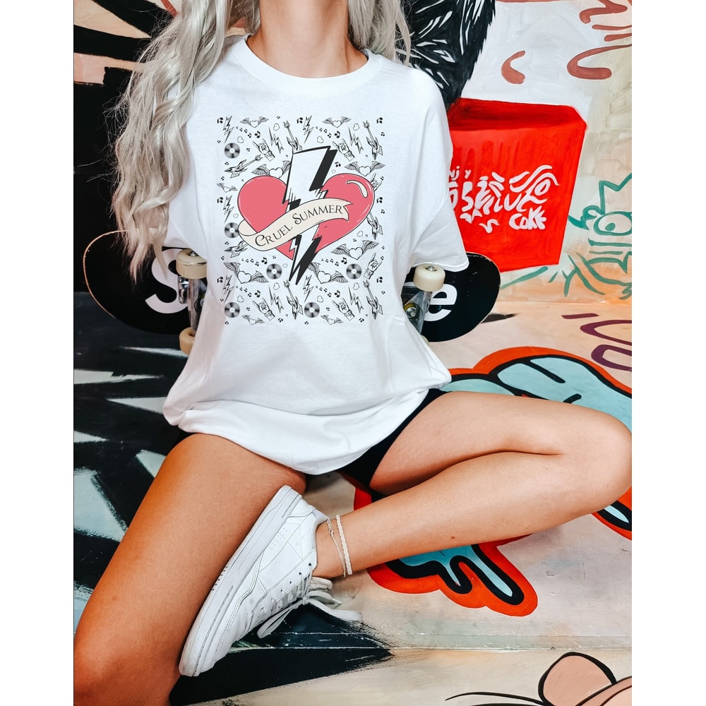 Comfort Color Mineral Tee Cruel Summer Taylor Swift T-Shirt Retro Rock n Roll Tee Cruel Summer Merch Taylor Swiftees Eras Tour Shirt Swiftie - 5.jpg