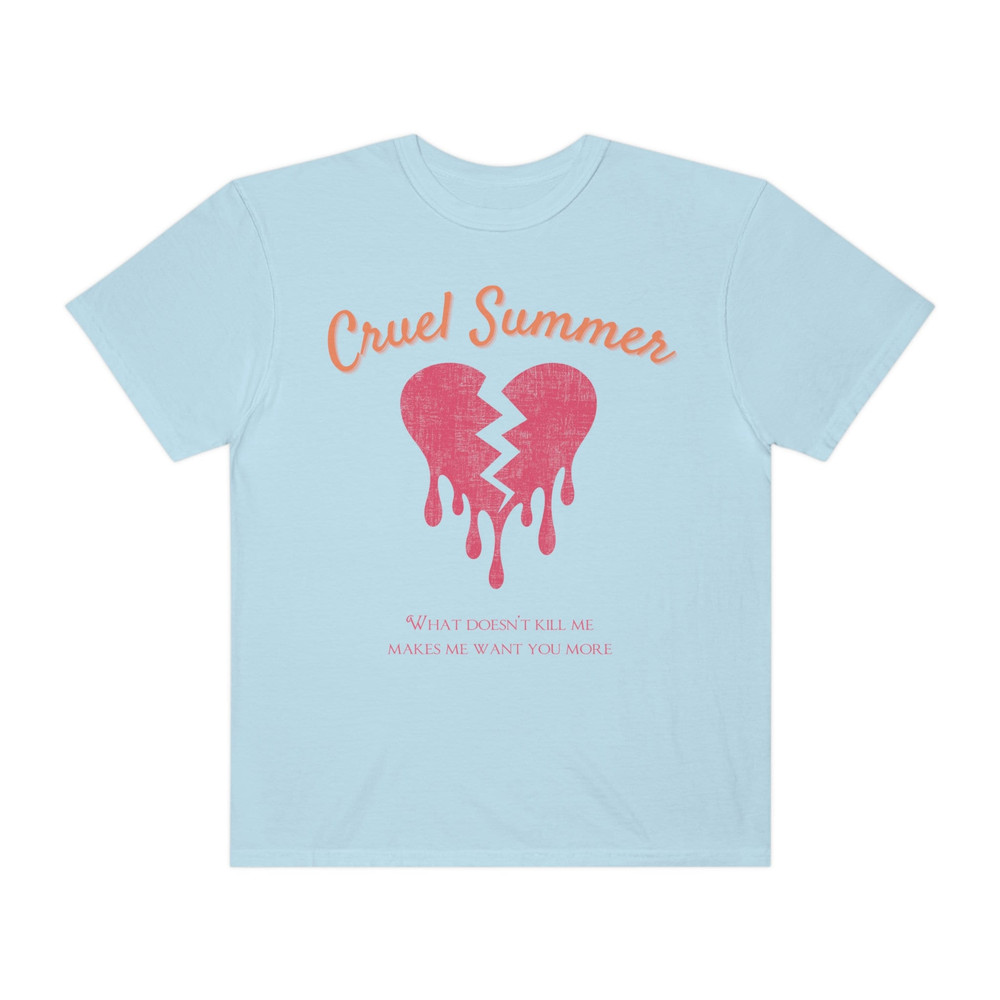 Comfort Colors Cruel Summer Bleeding Heart Tshirt Taylor Swift Lover Merch The Eras Tour Concert Tee Devils Angels Roll Swiftees Swiftie - 7.jpg
