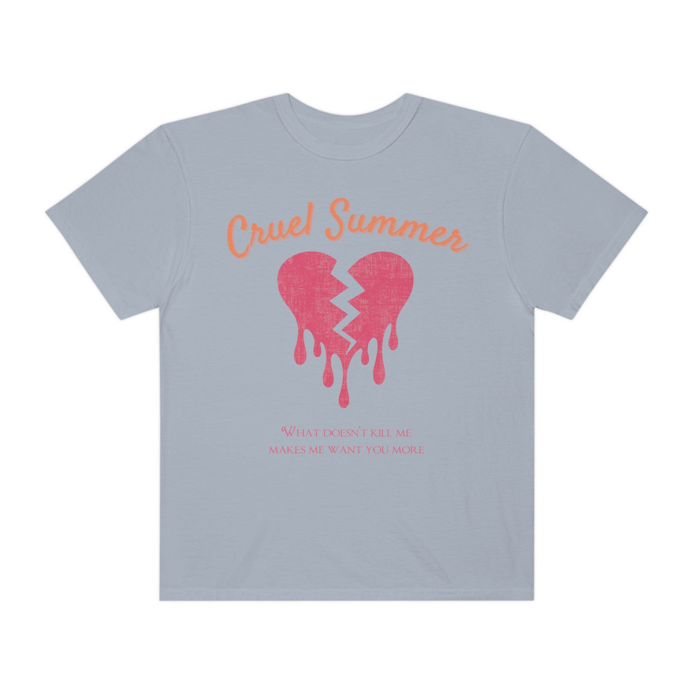 Comfort Colors Cruel Summer Bleeding Heart Tshirt Taylor Swift Lover Merch The Eras Tour Concert Tee Devils Angels Roll Swiftees Swiftie - 9.jpg