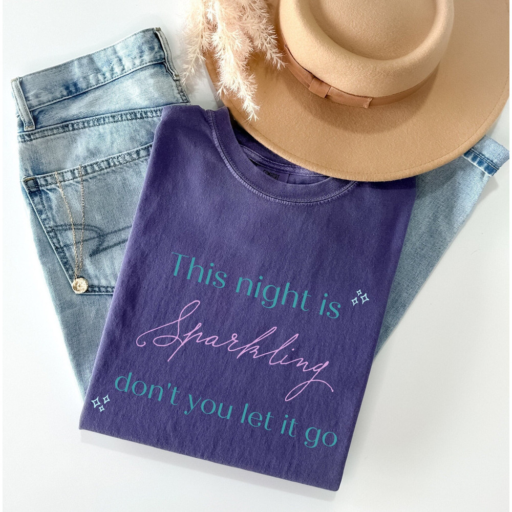 Comfort Colors Enchanted Taylor Swift T-shirt Speak Now Era Album Taylor's Version Tees Eras Tour Merch Taylor Swiftees This Night Sparkling - 1.jpg