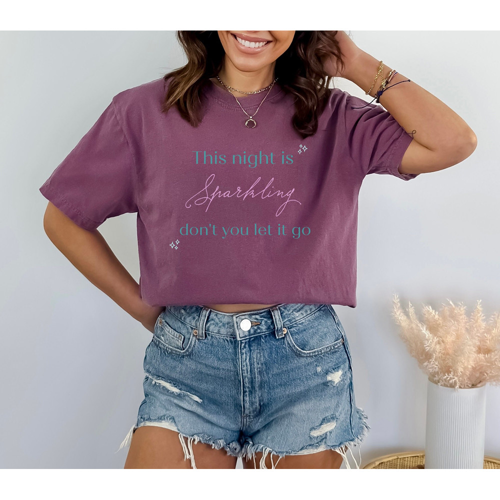 Comfort Colors Enchanted Taylor Swift T-shirt Speak Now Era Album Taylor's Version Tees Eras Tour Merch Taylor Swiftees This Night Sparkling - 2.jpg