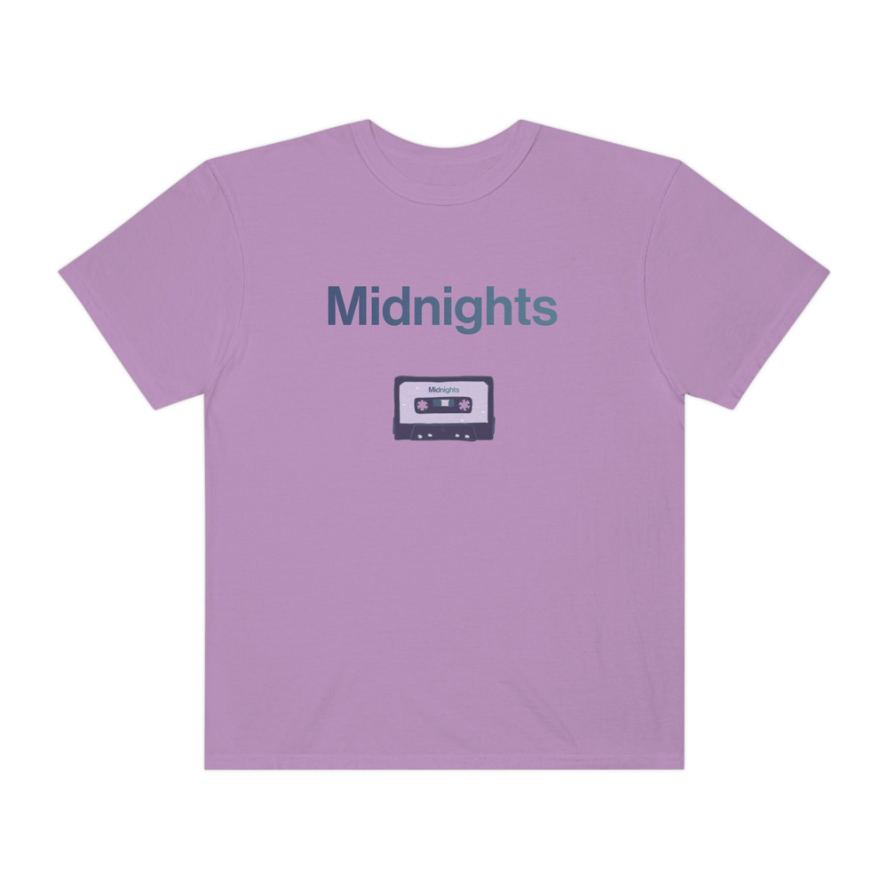 Comfort Colors Midnights Cassette T-Shirt Taylor Swift Midnights Album Shirt for The Eras Tour Concert Outfit Swiftees Merch Swiftie Tee - 7.jpg